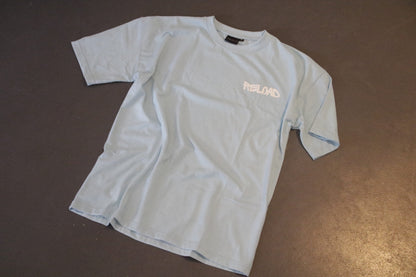 OVERSIZED LIGHT BLUE TEE