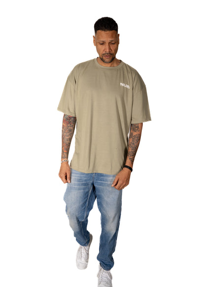 OVERSIZED OLIVE GREEN TEE