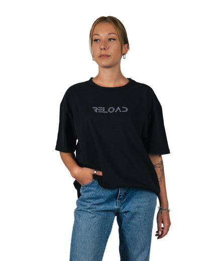 OVERSIZED TEE WASHED BLACK