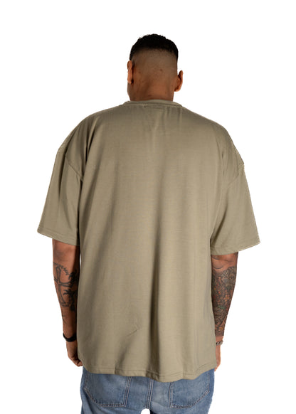 OVERSIZED OLIVE GREEN TEE