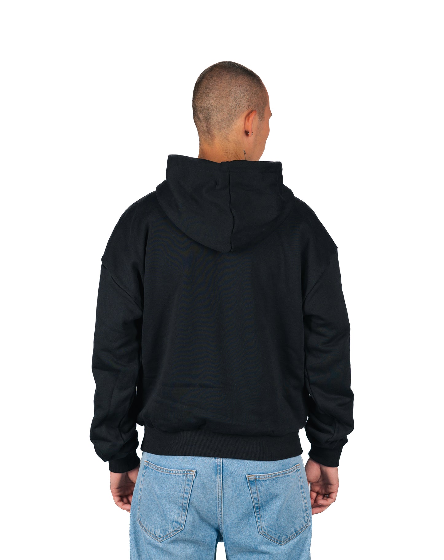 ÜBERGROßER HOODIE SCHWARZ