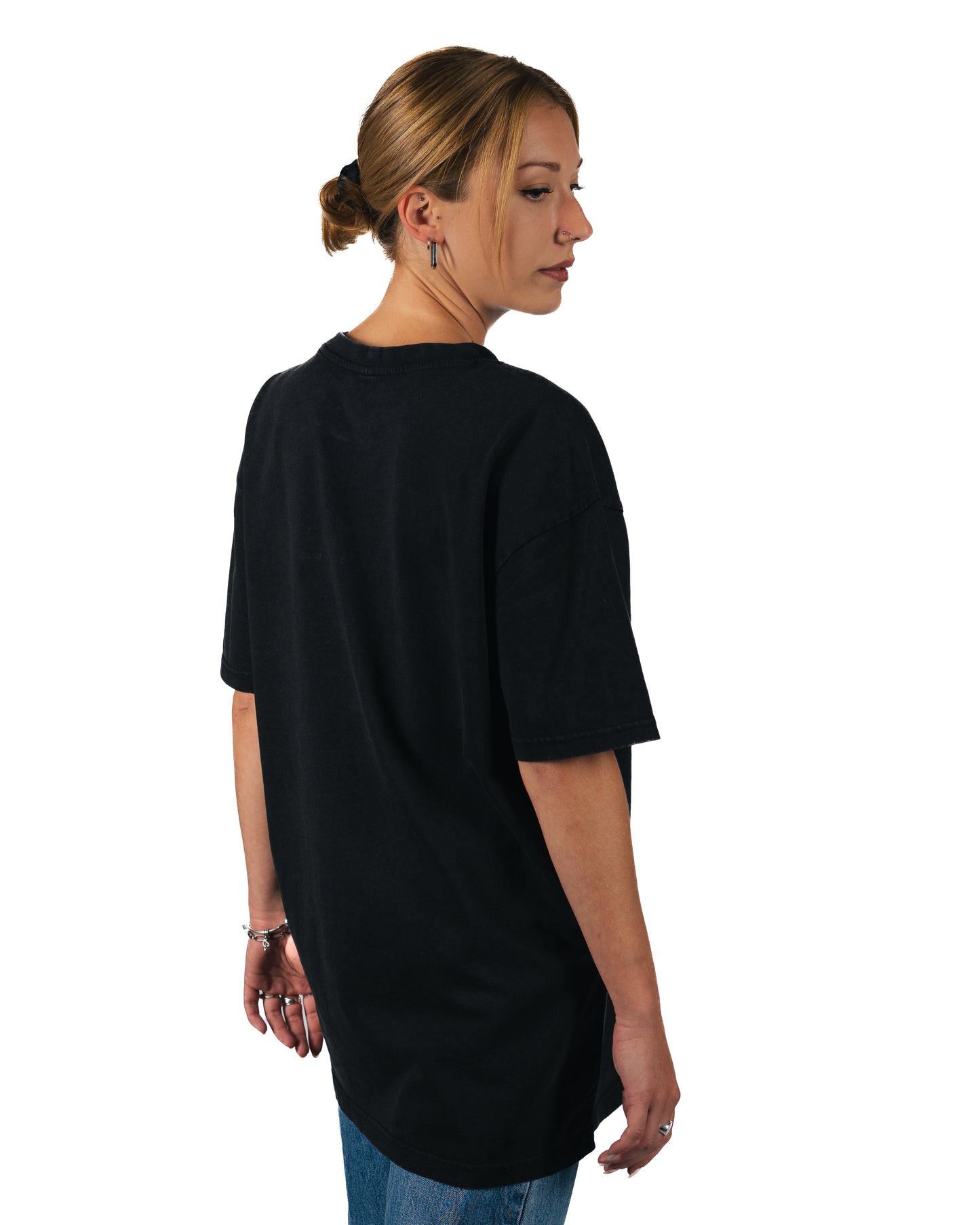 OVERSIZED TEE WASHED BLACK