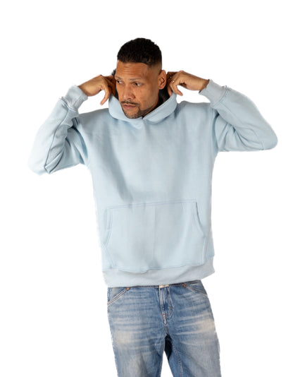 OVERSIZED HOODIE LIGHT BLUE