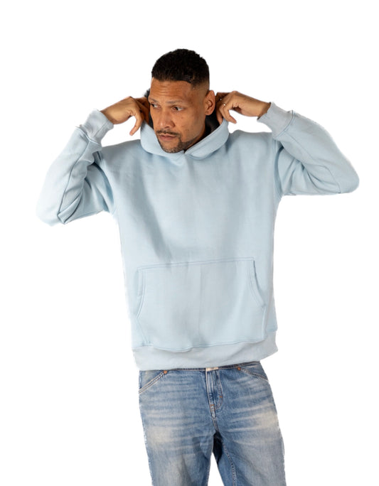 OVERSIZED HOODIE LIGHT BLUE