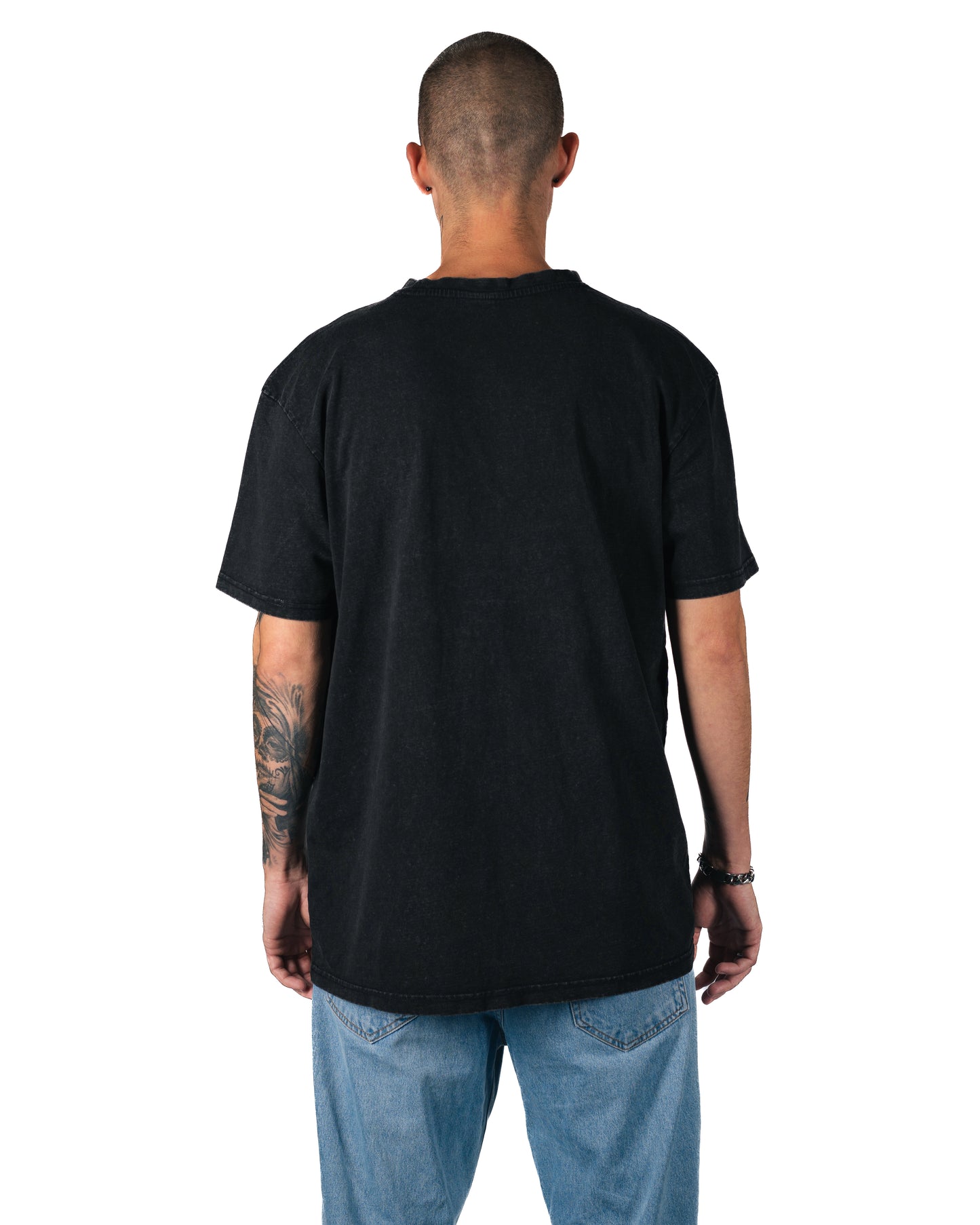 OVERSIZED TEE WASHED BLACK