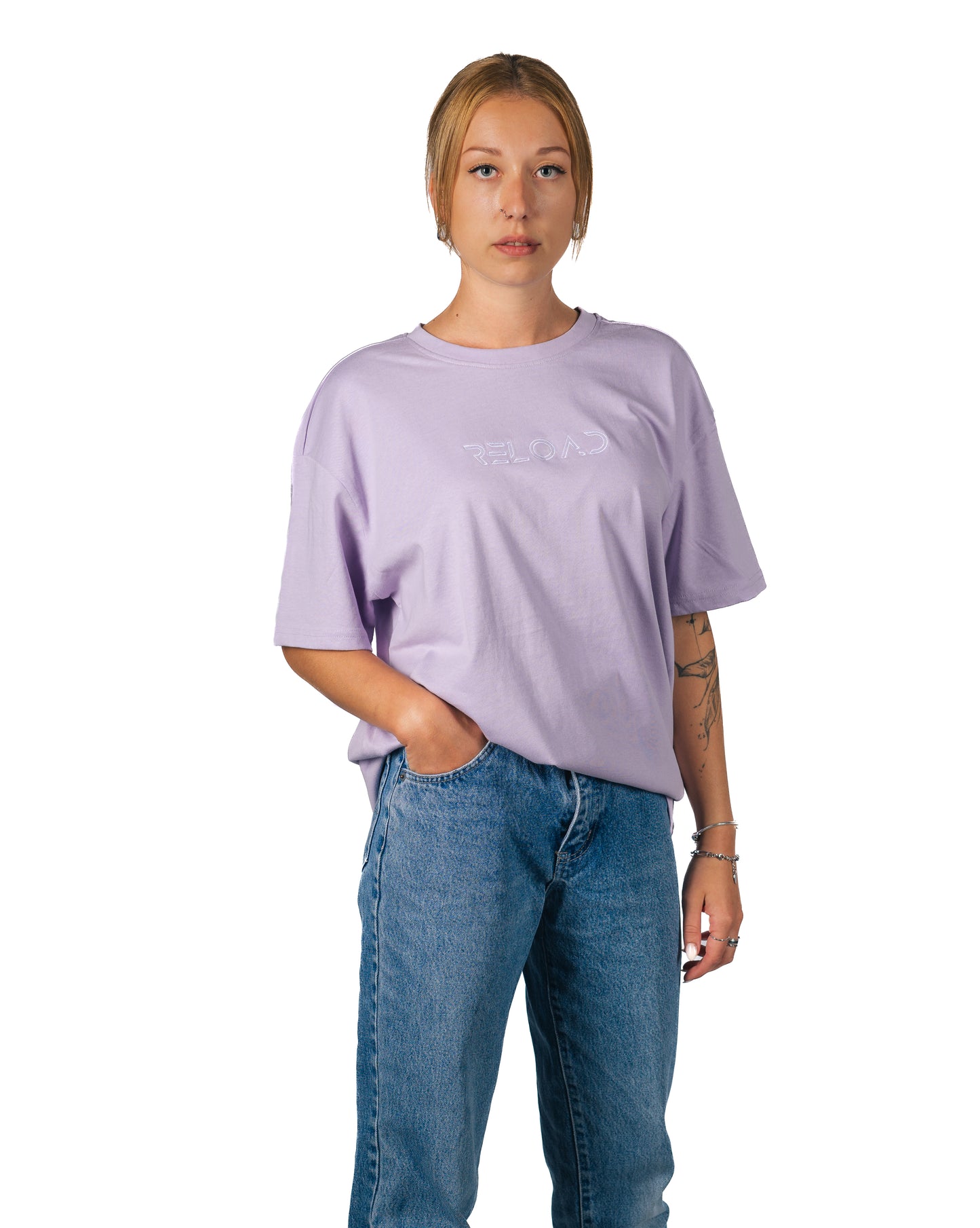 OVERSIZED TEE LILA