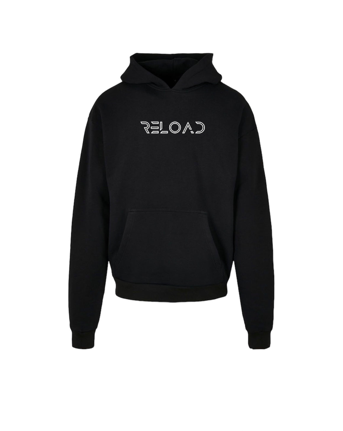 ÜBERGROßER HOODIE SCHWARZ